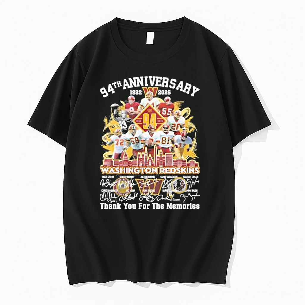 Washington Commanders Team 94th Anniversary 1932 2026 Thank You For The Memories Shirts