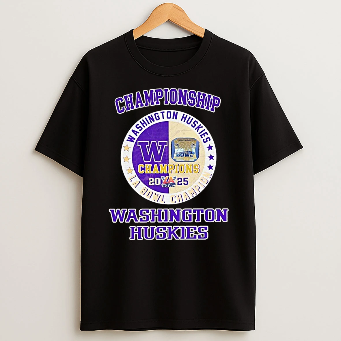 Washington Huskies 2025 La Bowl Champions Shirts
