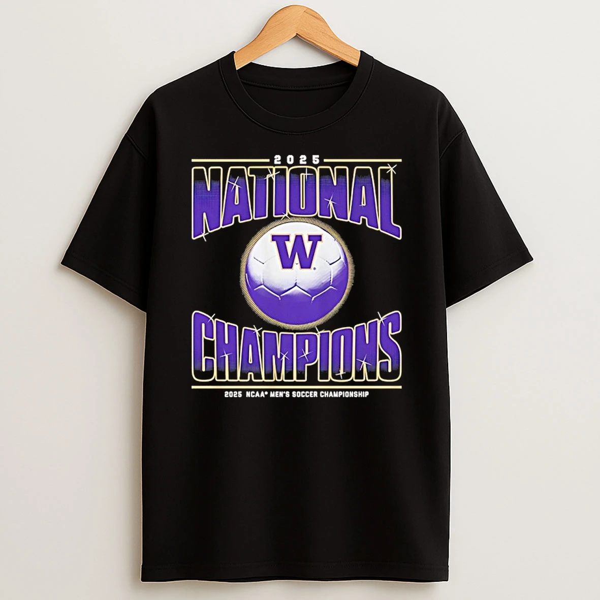 Washington Huskies Mens Soccer 2025 National Champions Shirts