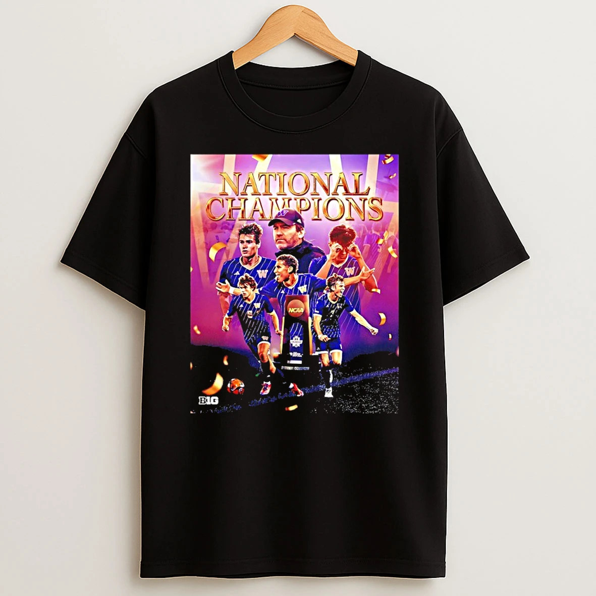 Washington Huskies Mens Soccer National Champions 2025 Shirts