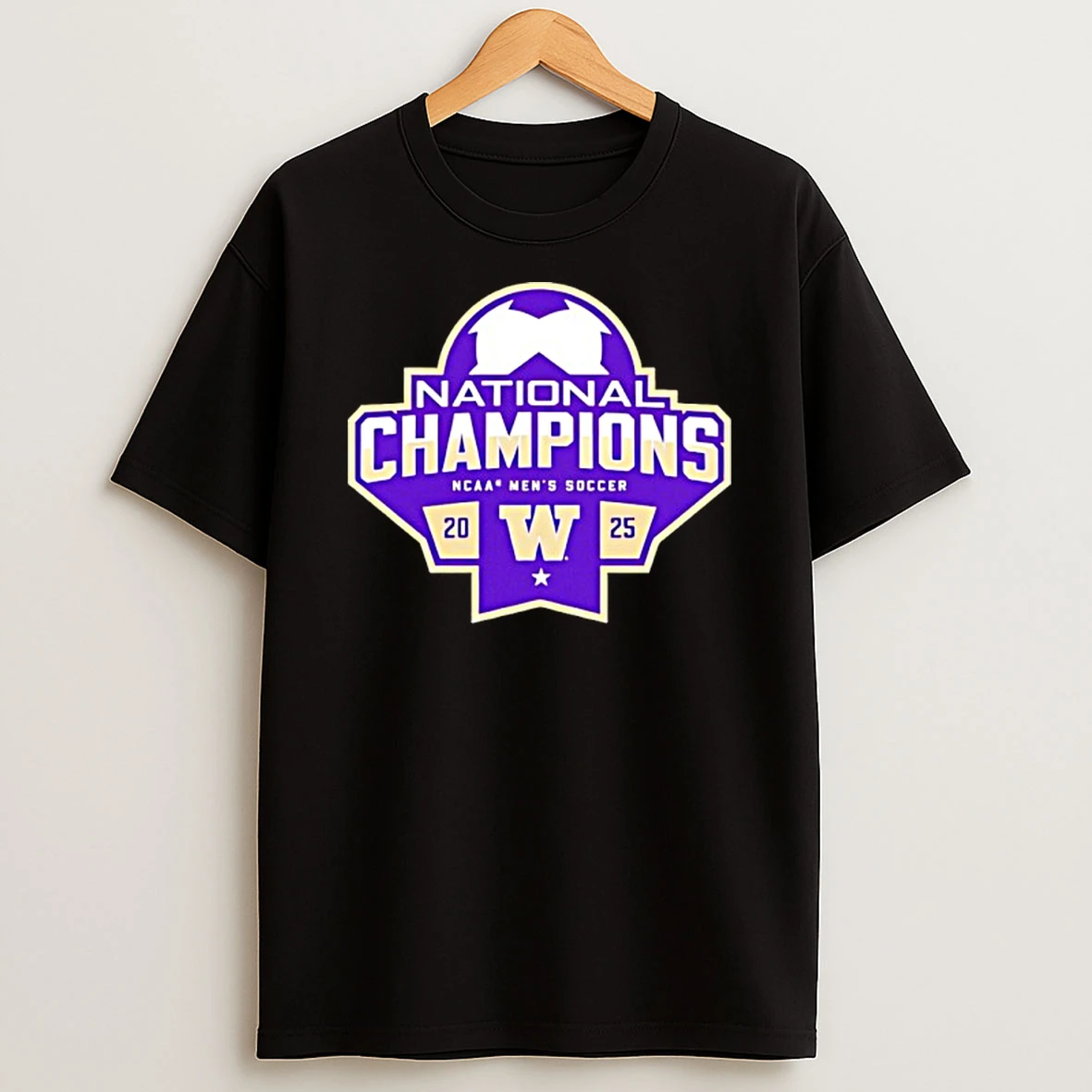 Washington Husky 2025 Ncaa Mens Soccer National Champions Shirts