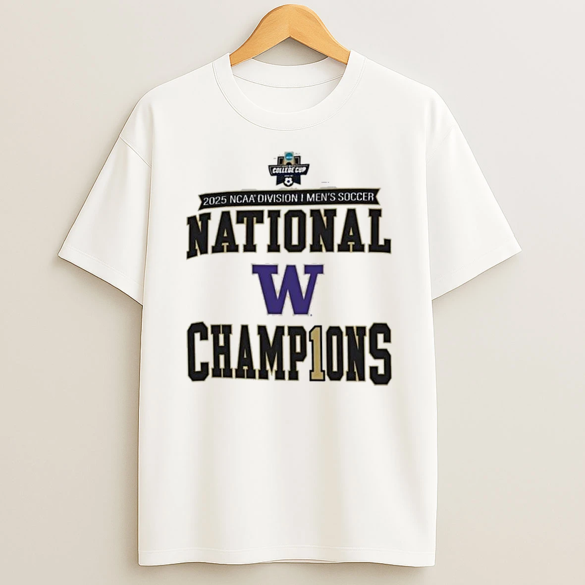 Washington Mens Soccer 2025 Ncaa National Champions Shirts