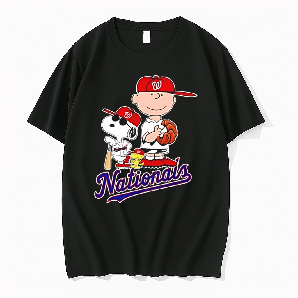 Washington Nationals X Peanuts Snoopy And Charlie Brown Shirts