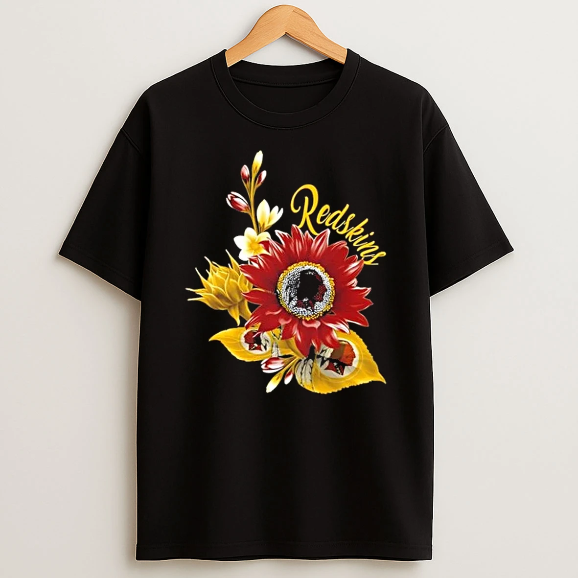 Washington Redskins Football X Sunflower Floral Shirts