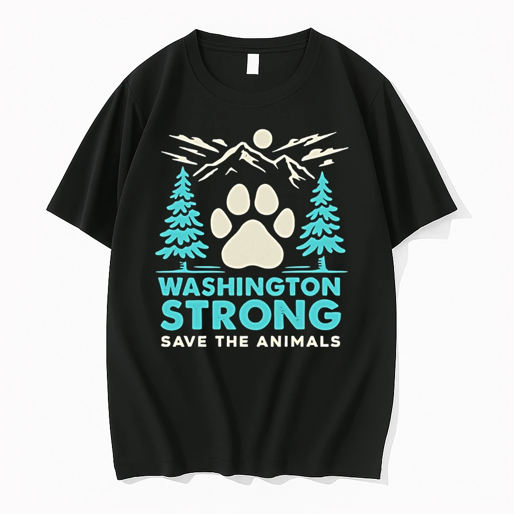 Washington Strong Save The Animals Shirts