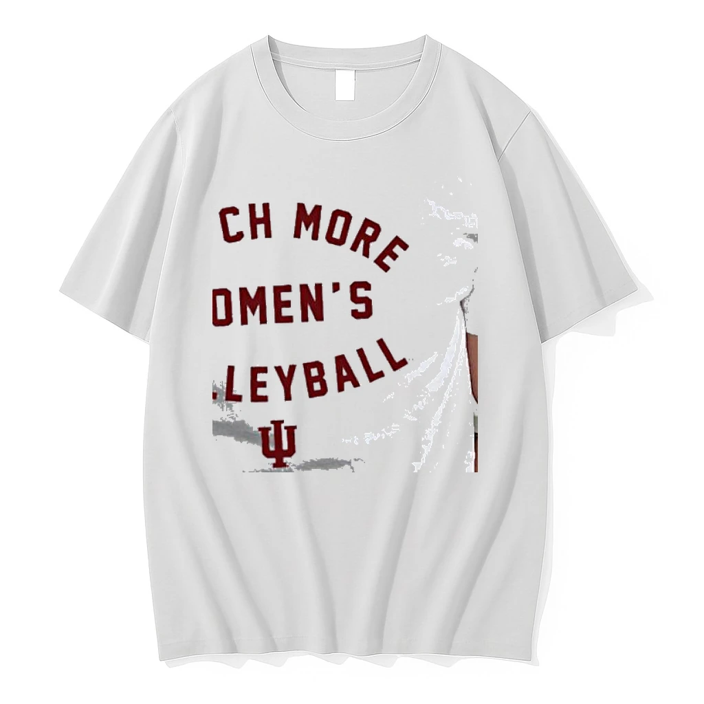 Watch More Womens Volleyball Indiana Hoosiers Logo White Shirts