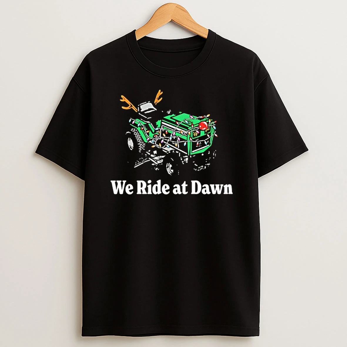 We Ride At Dawn Christmas Light Shirts