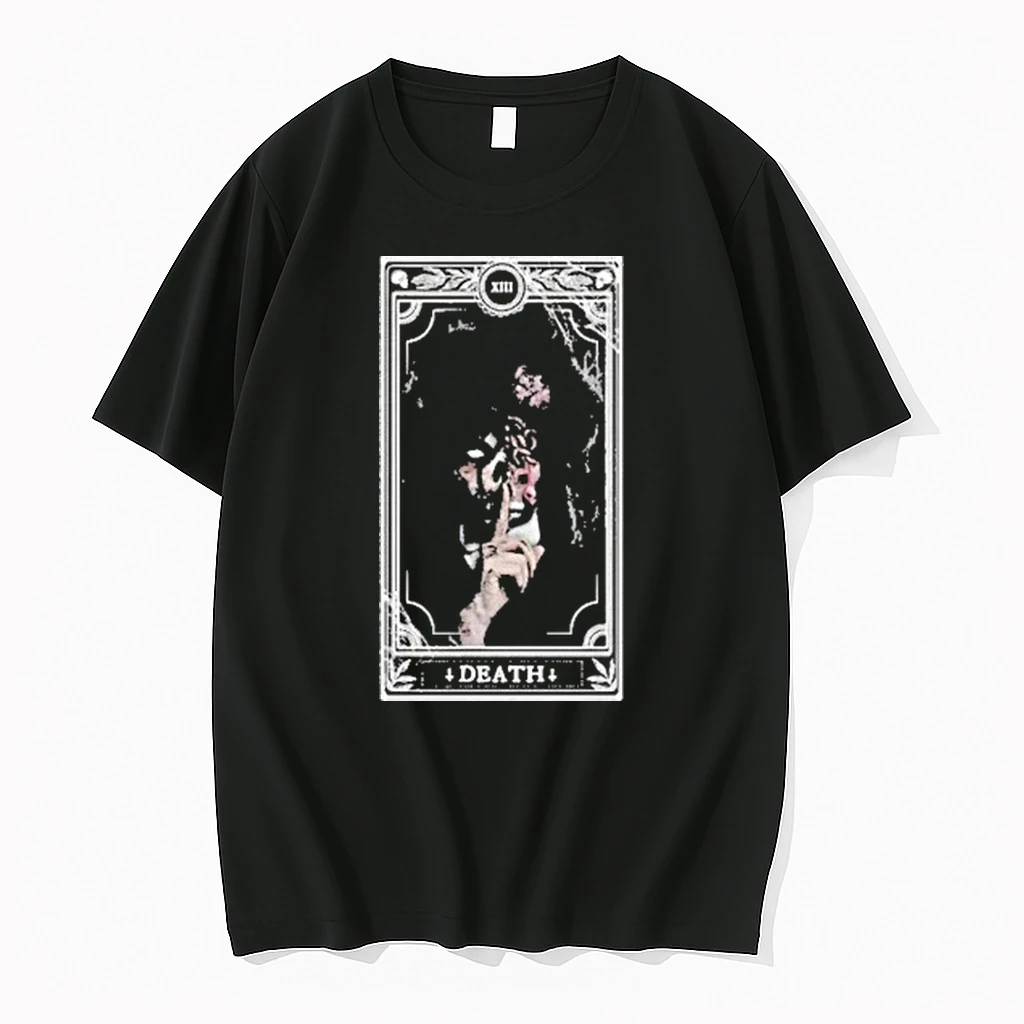 Wednesday Addams Death Tarot Card Xiii Gothic Shirts