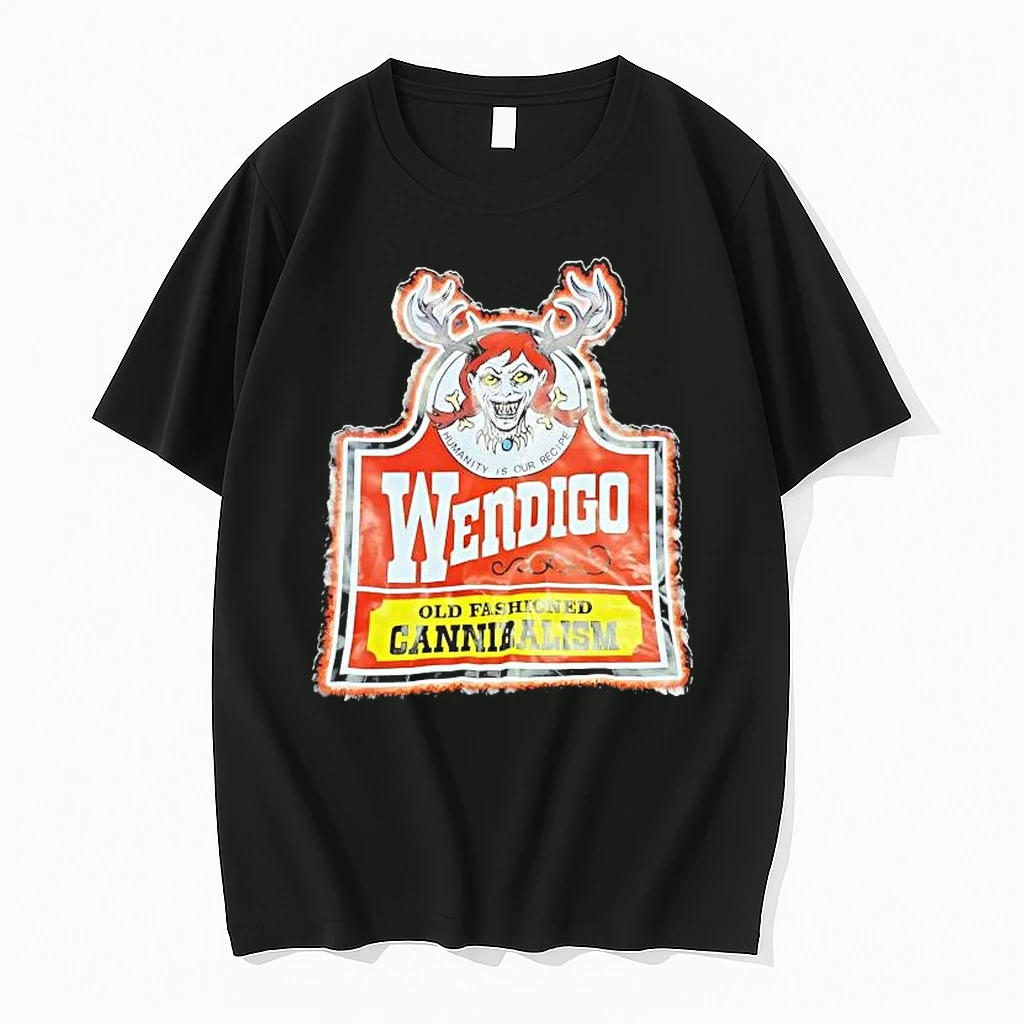 Wendigo Old Fashioned Cannibalism Wendys Parody Shirts