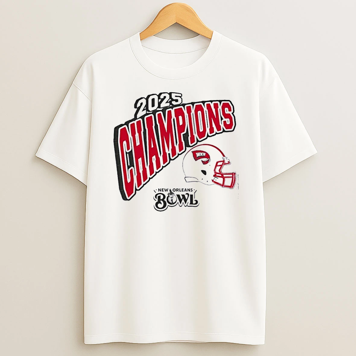 Western Kentucky Hilltoppers 2025 New Orleans Bowl Champions Shirts