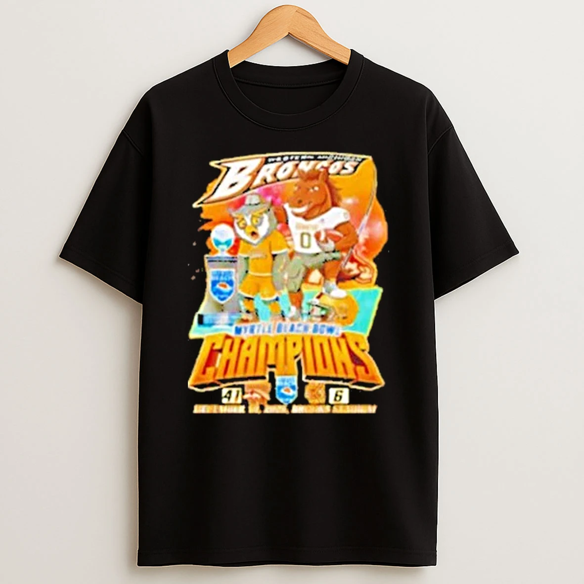 Western Michigan Broncos Myrtle Beach Bowl Champions 2025 Beat Kennesaw Shirts