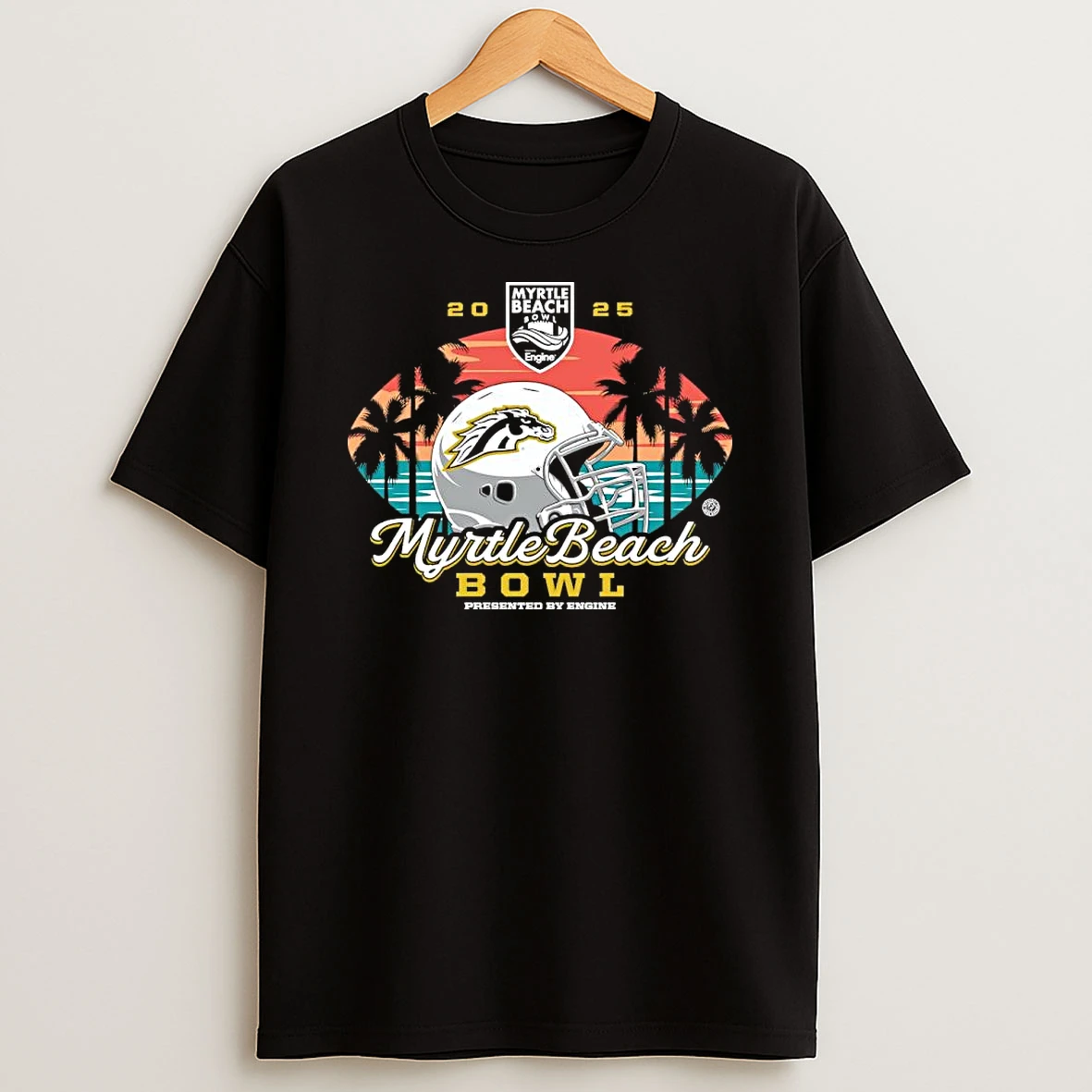 Western Michigan Myrtle Beach Bowl Vintage Helmet Shirts