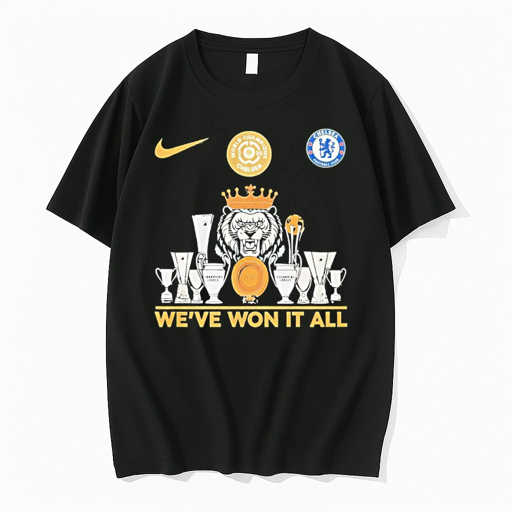 Weve Won It All World Champions Chelsea Trophy Shirts