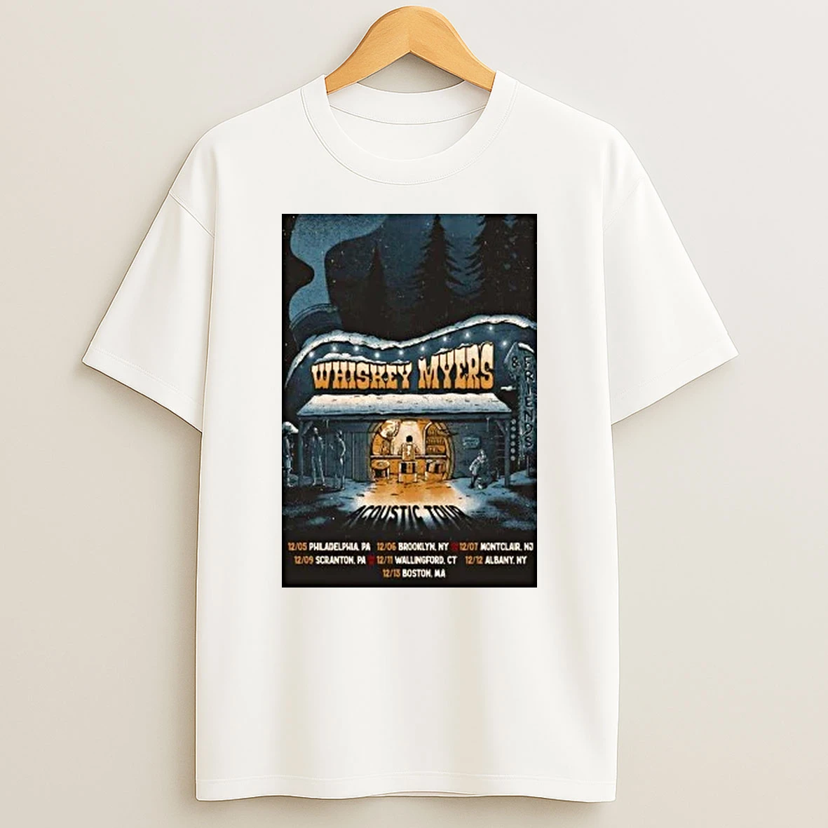 Whiskey Myers Acoustic Tour 2025 Shirts