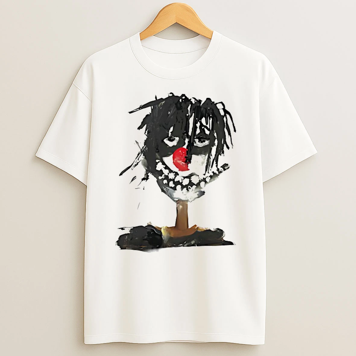 White Clown Paint Shirts