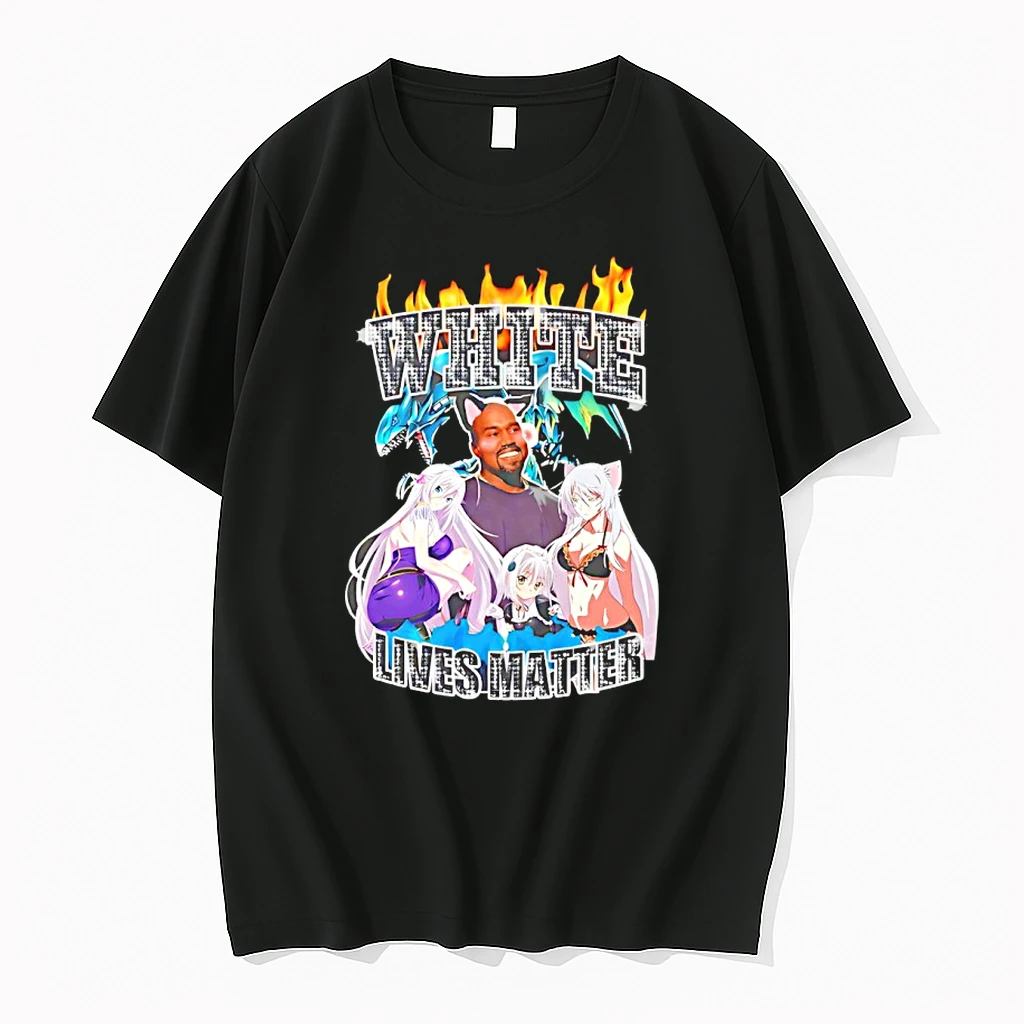 White Lives Matter Kanye West Anime Shirts
