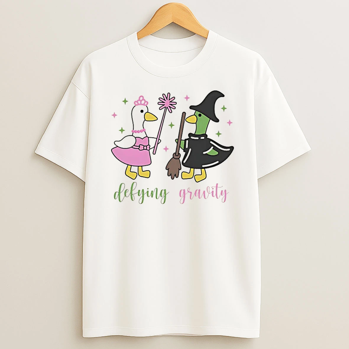 Wicked Goose Defying Gravity Shirts