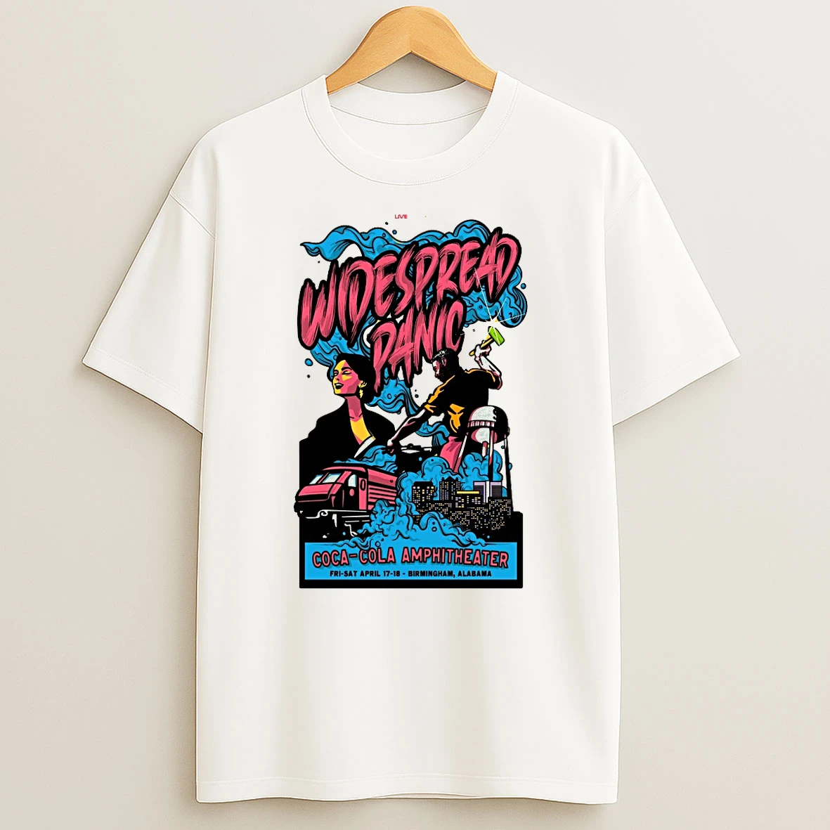 Widespread Panic Live Coca Cola Amphitheater Fri Sat April 17 18 Birmingham Alabama Shirts