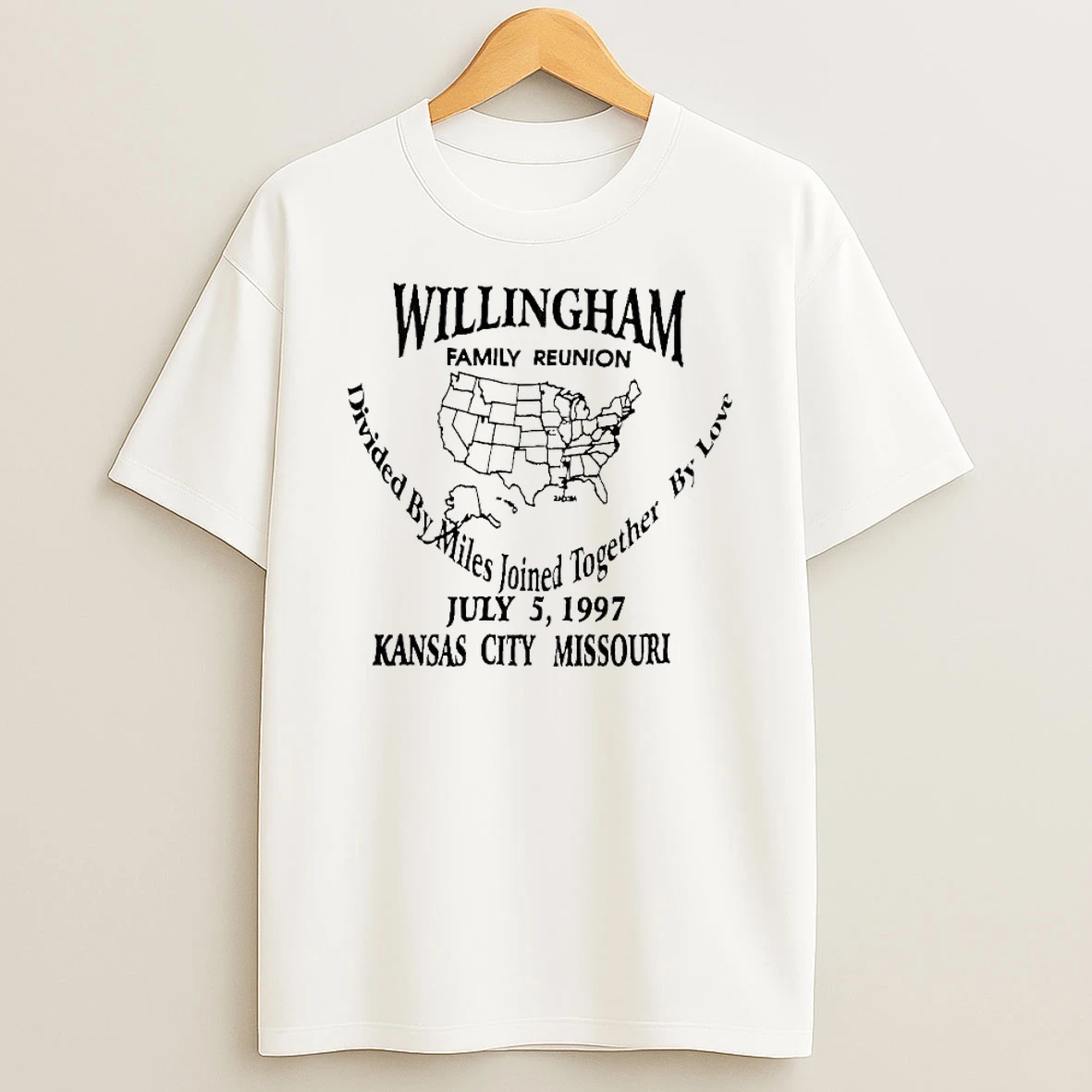 Willingham Family Reunion Divided By Miles Joined Together Shirts