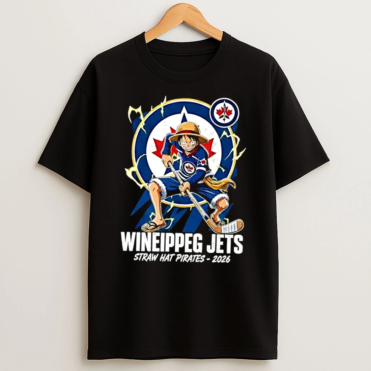 Winnipeg Jets One Piece 2026 Luffy Shirts