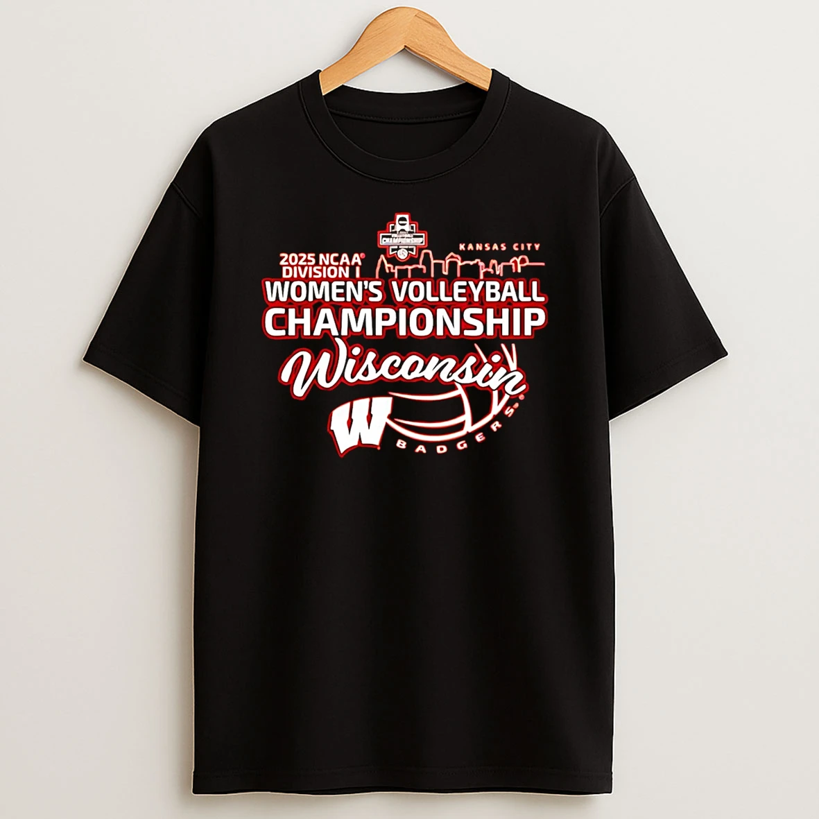 Wisconsin Badgers 2025 Ncaa Division I Womens Volleyball Championship Shirts