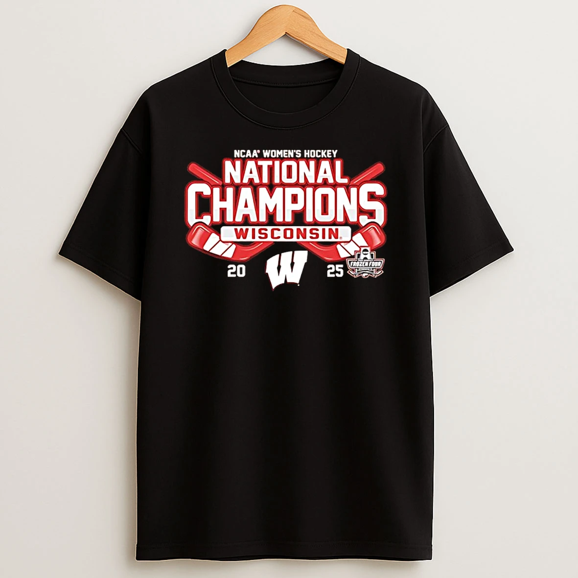 Wisconsin Badgers 2025 Ncaa Womens Hockey National Champions Shirts