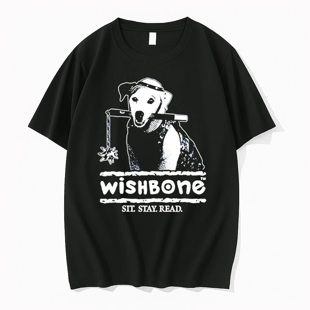 Wishbone Sit Stay Read Dog Shirts
