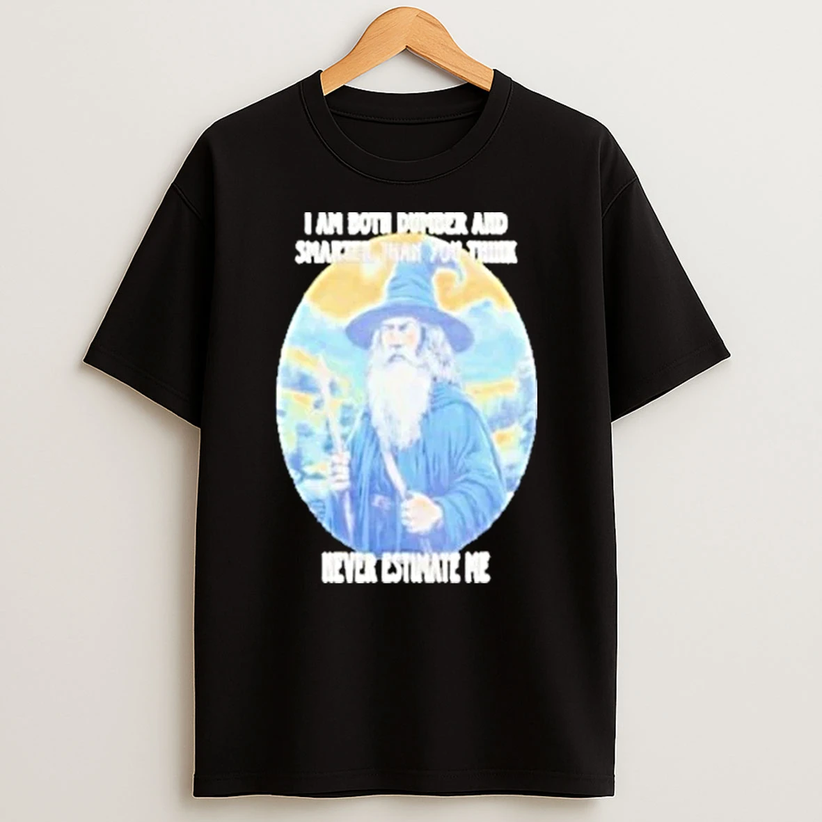 Wizard I Am Both Dumber And Smarter Than You Think Never Estimate Me Shirts
