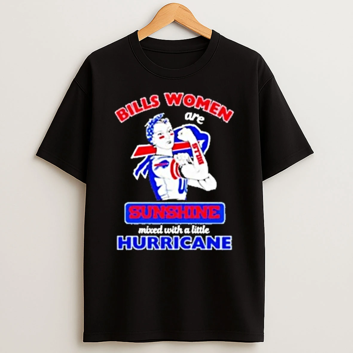 Women Buffalo Bills Are Sunshine Mixed With A Little Hurricane Shirts