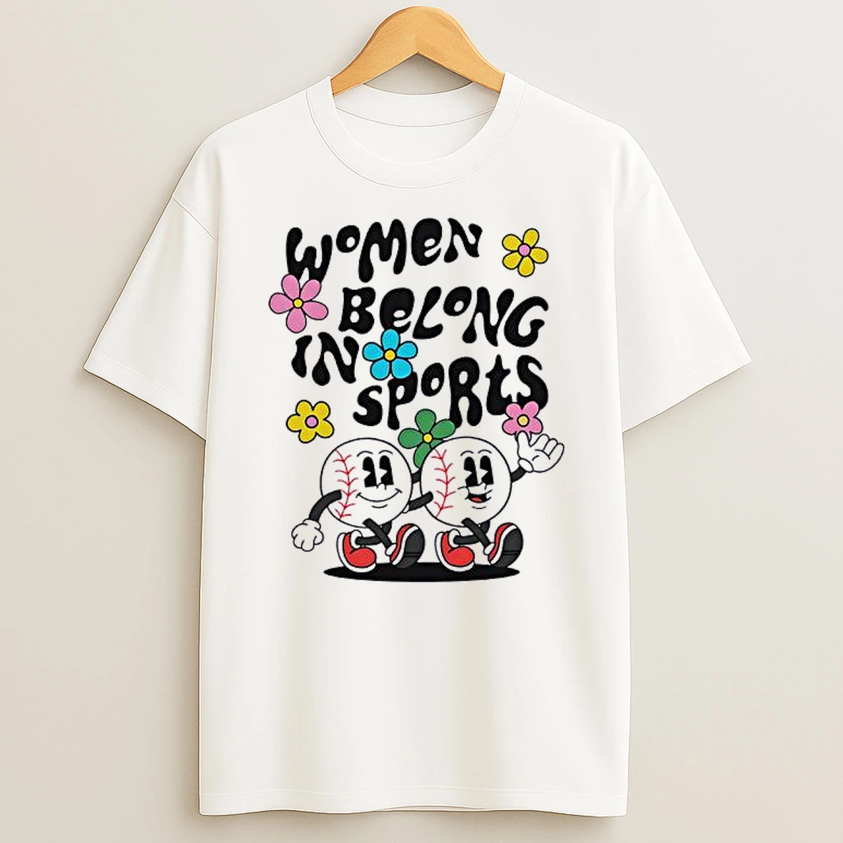 Women Belong In Sports Baseball Toddler 2025 Shirts