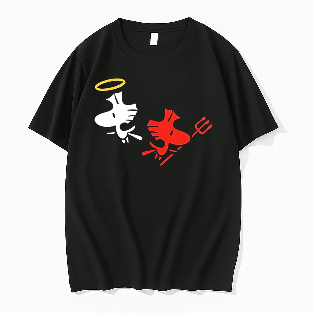 Woodstock Angel And Devils Cartoon Shirts