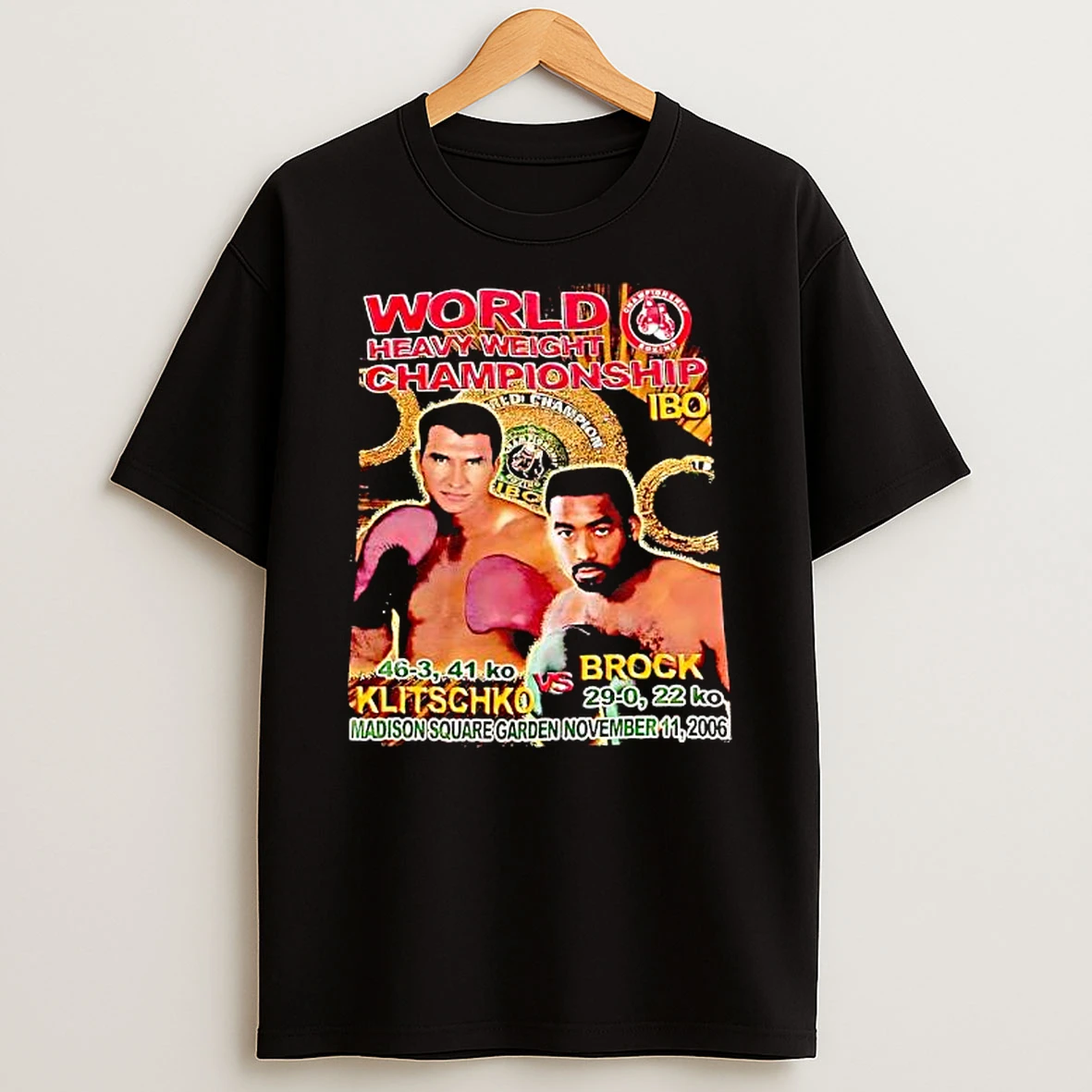 World Heavyweight Championship Boxing Graphic Retro Shirts