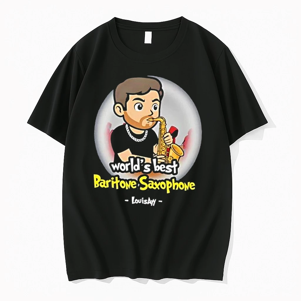 Worlds Best Baritone Saxophone Cartoon Shirts