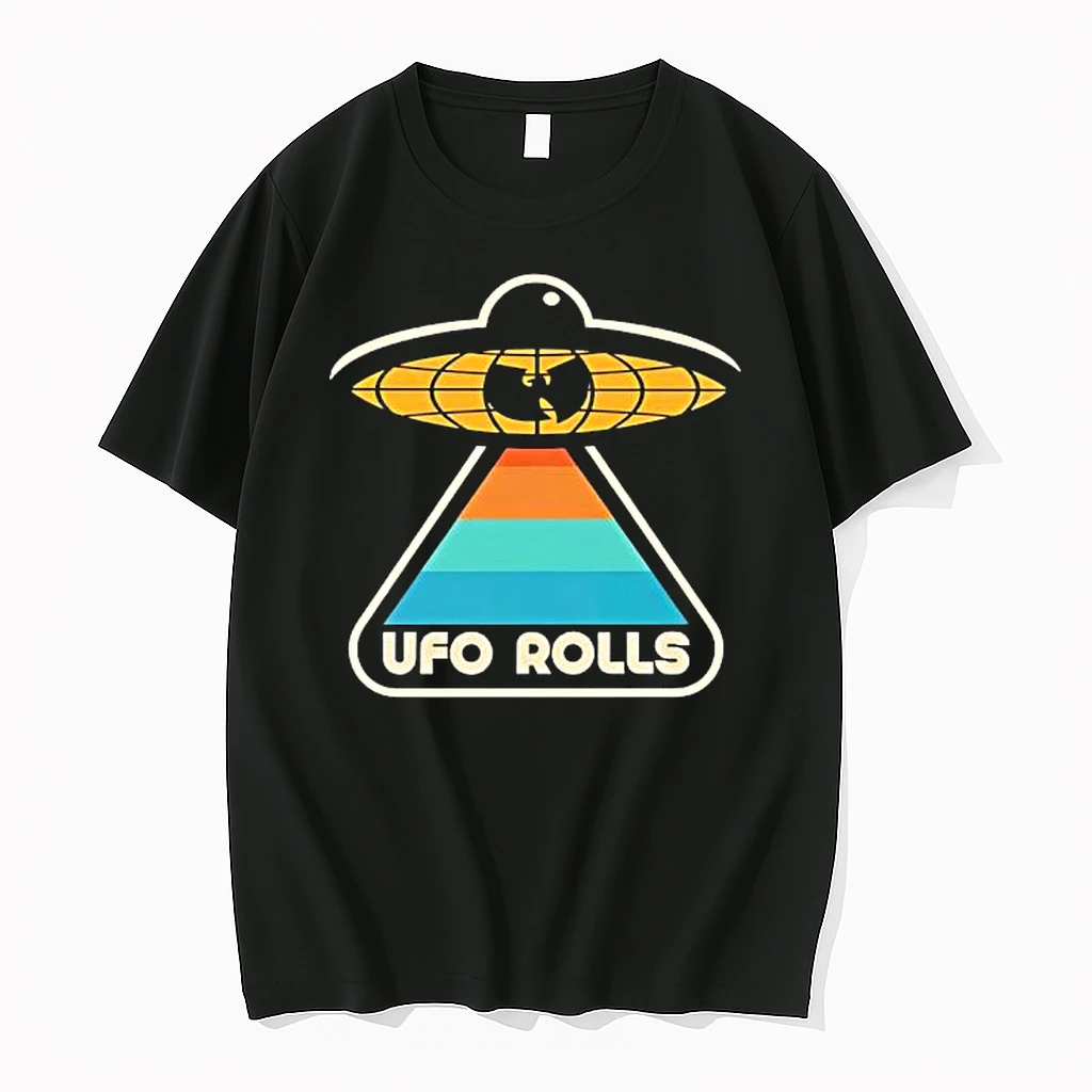 Wu Tang Clan X Ufo Rolls Logo Retro Shirts