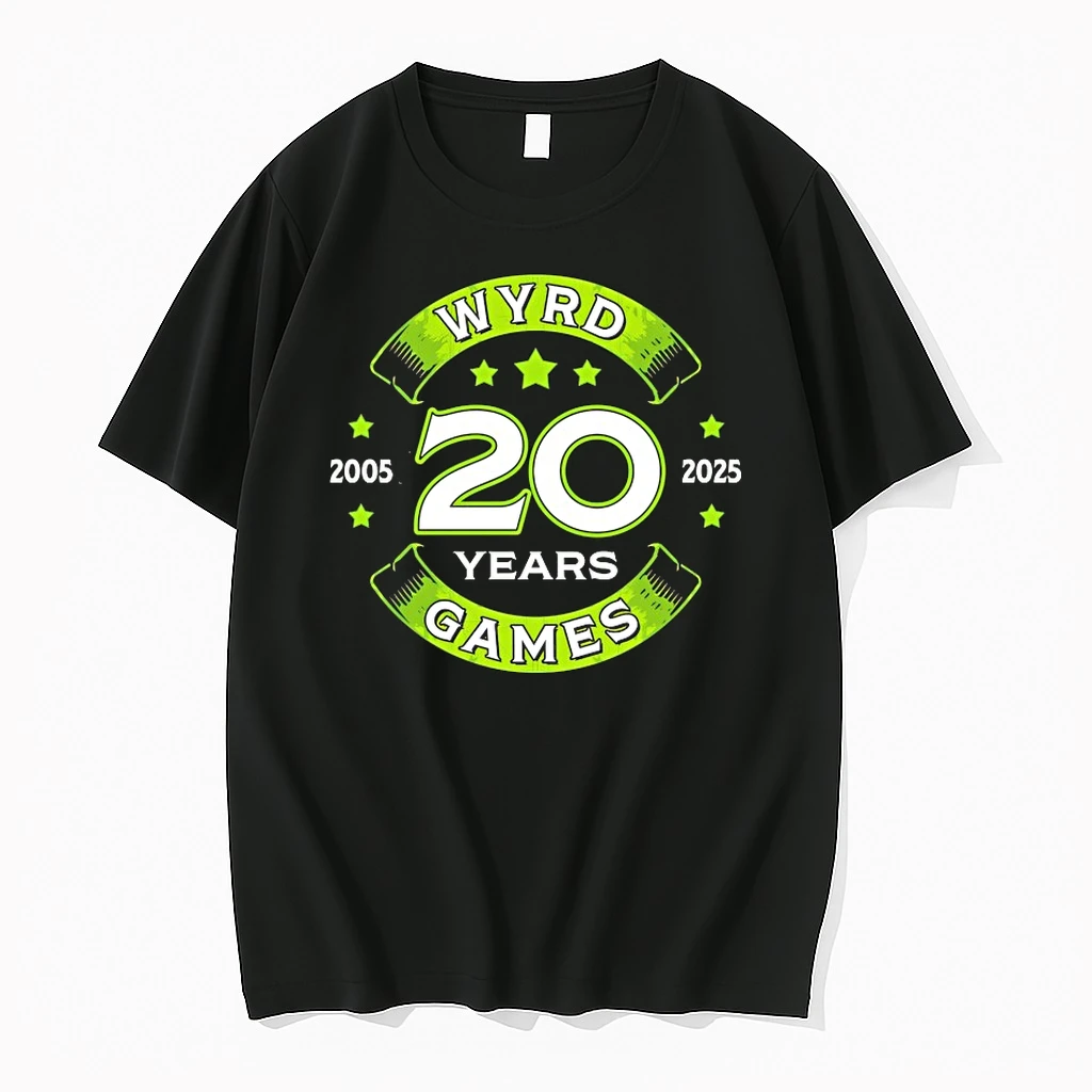 Wyrd Games 20 Years 2005 2025 Shirts