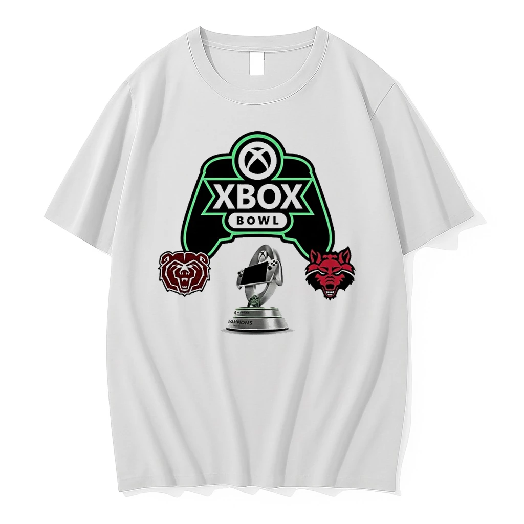 Xbox Bowl Missouri State Bears Vs Arkansas State Red Wolves Ford Center December 18 2025 Logo Shirts