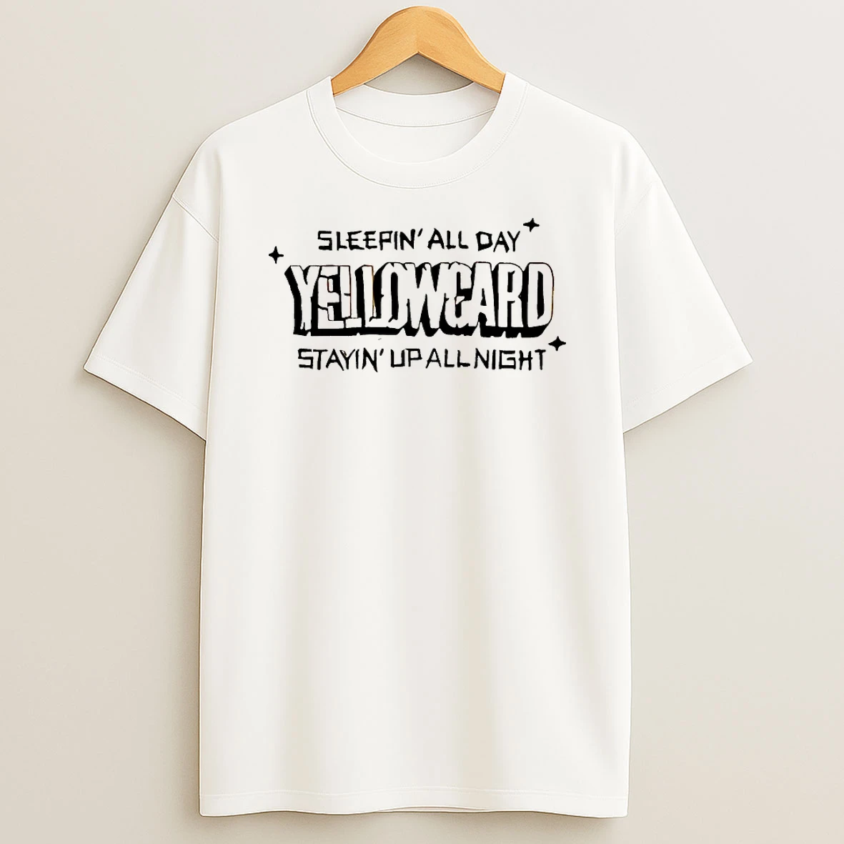 Yellowcard Sleepin All Day Stayin Up All Night Shirts