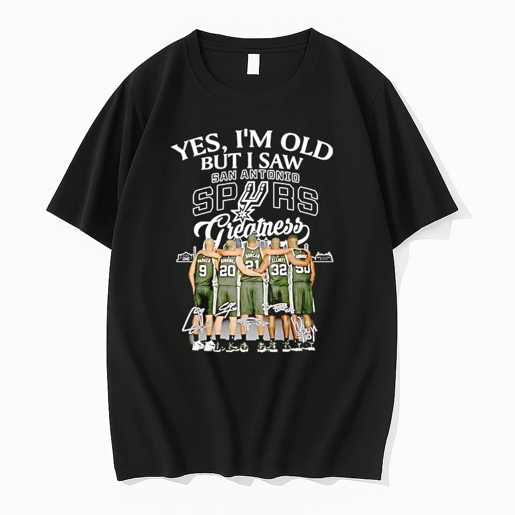 Yes Im Old But I Saw San Antonio Spurs Greatness Signatures Shirts