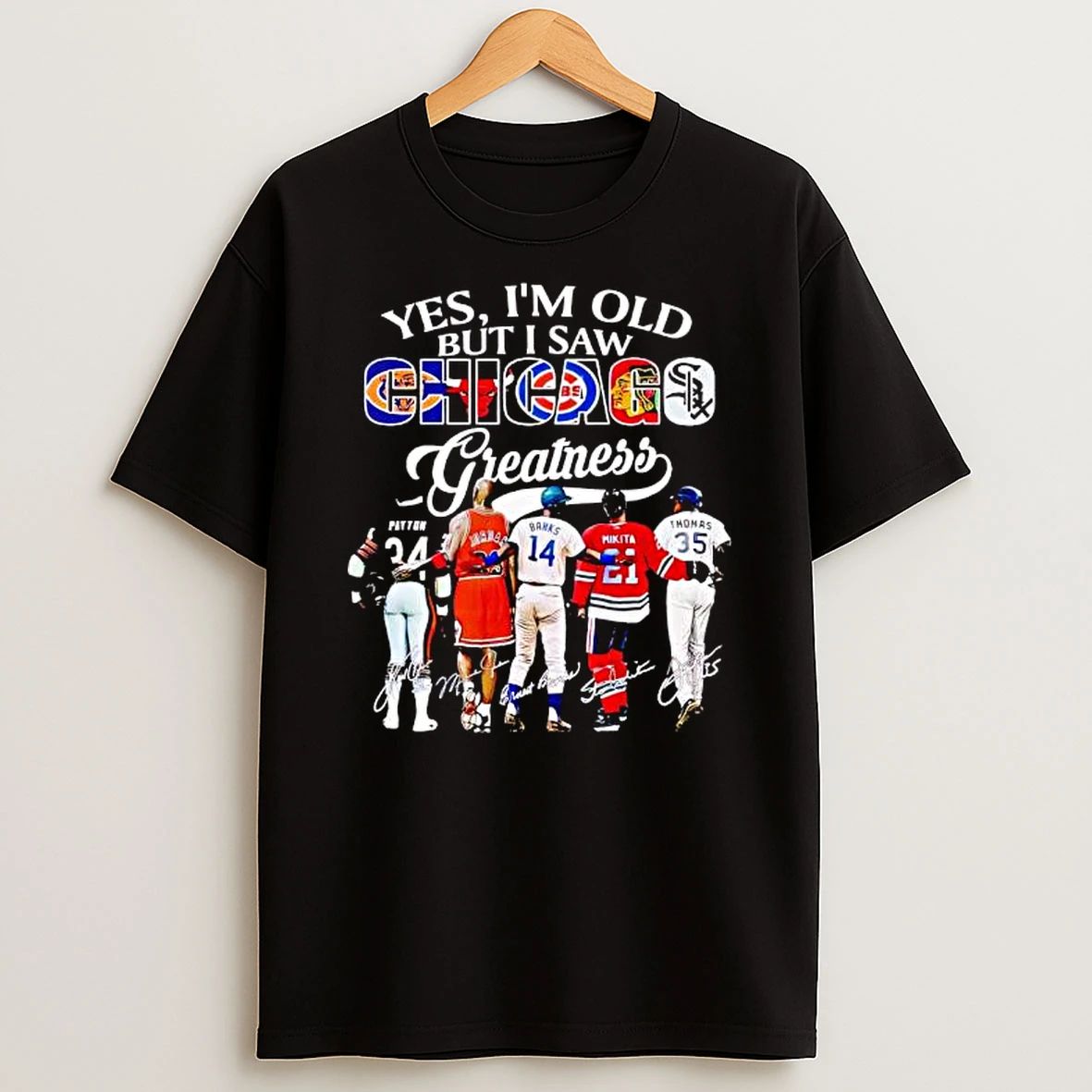 Yes Im Old But I Saw Chicago Sport Team Greatness 2026 Vintage Shirts