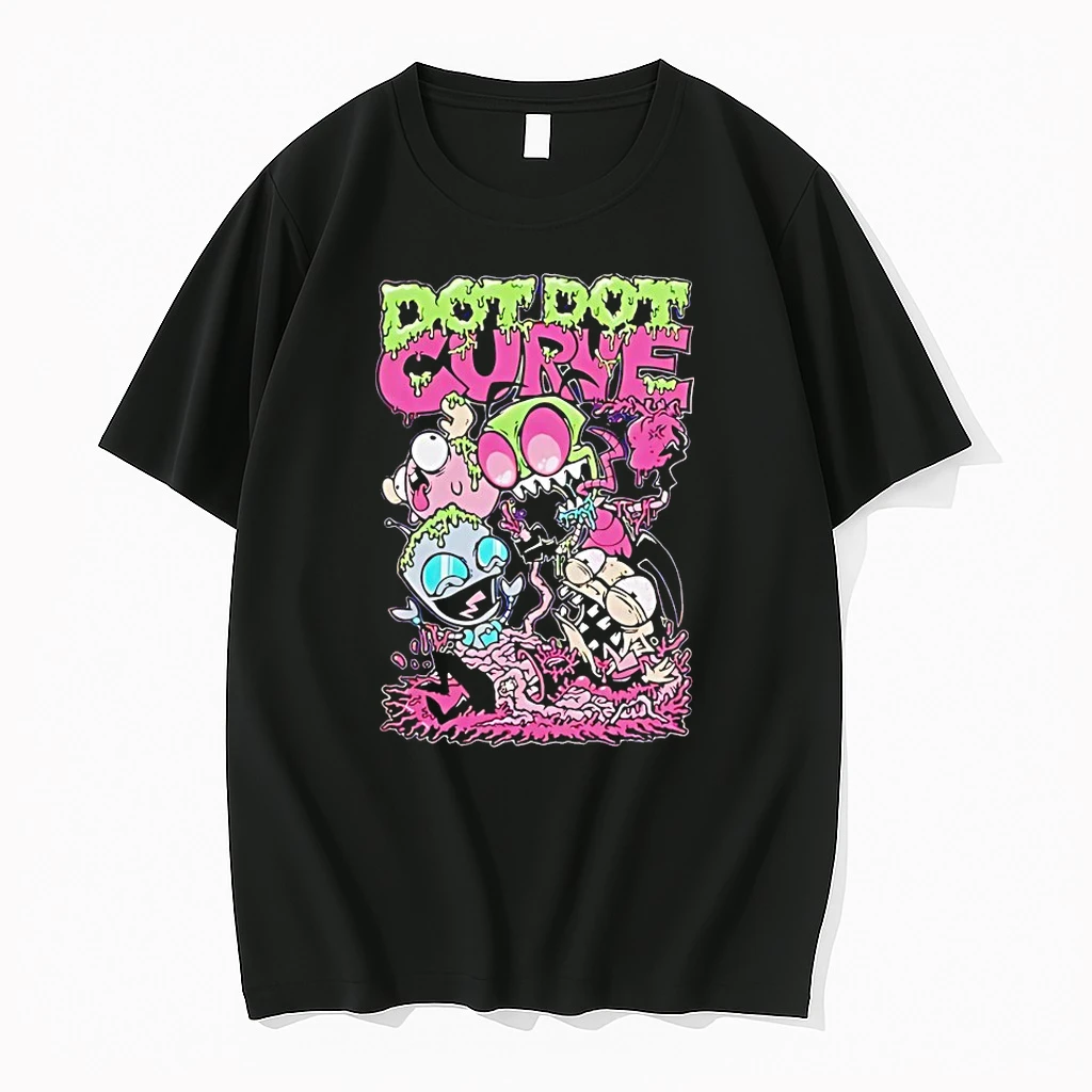 Zim Gir Dib And Gaz Dot Dot Curve Invader Zim Shirts
