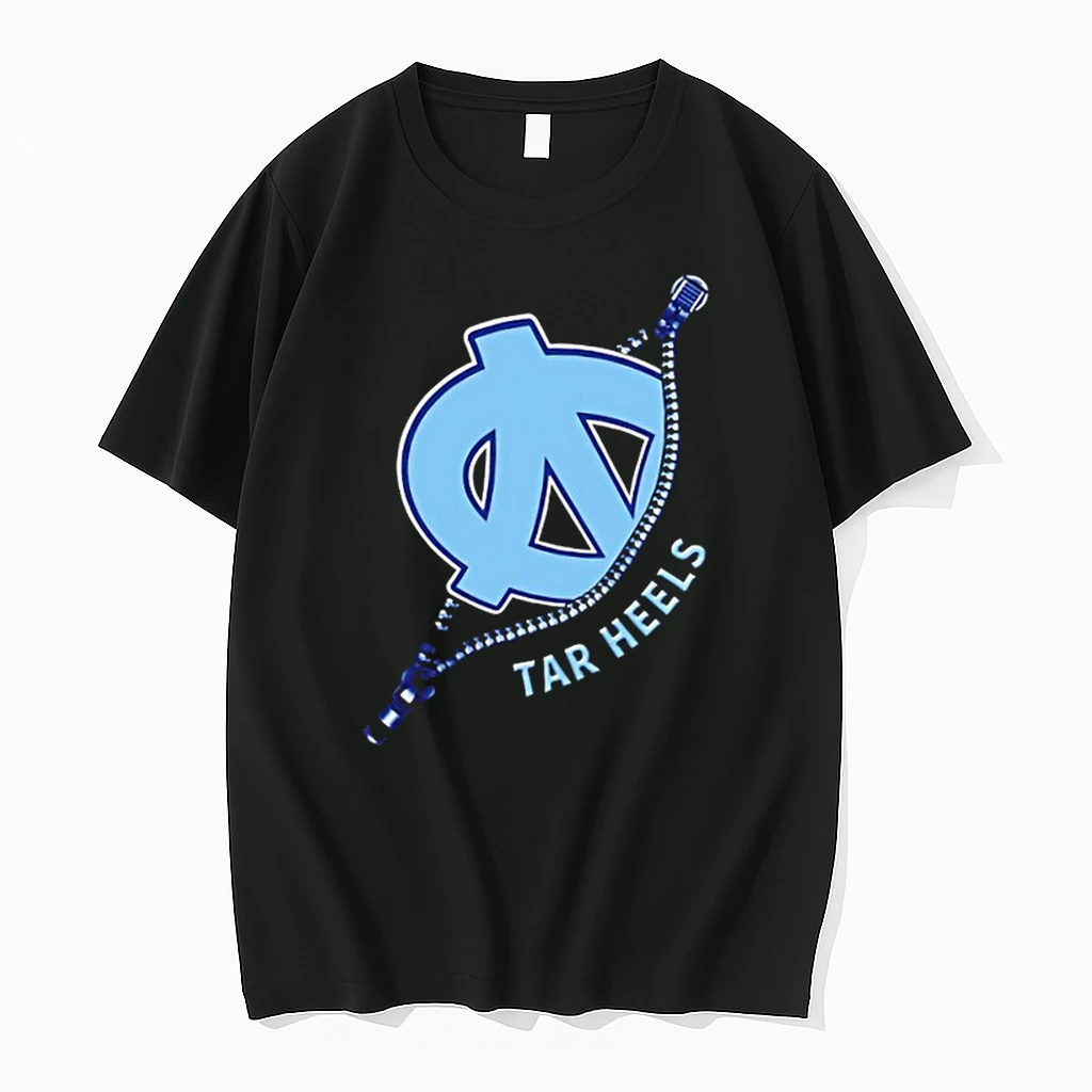 Zipper X North Carolina Tar Heels Football Logo Shirts