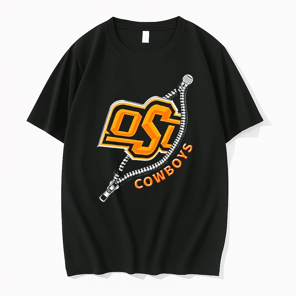 Zipper X Oklahoma State Cowboys Football Logo Shirts