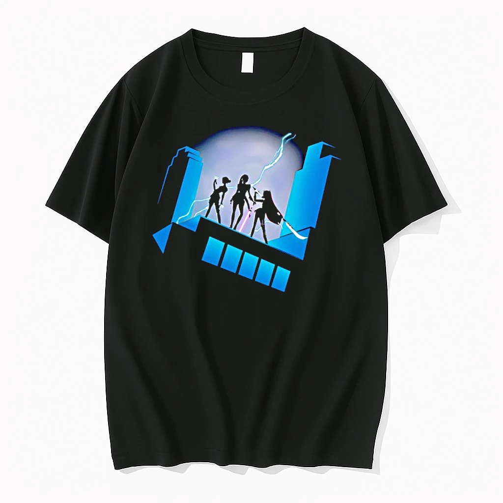Zoey Rumi And Mira In The Style Of Batman The Animated Series Demon Hunters Rise Shirts