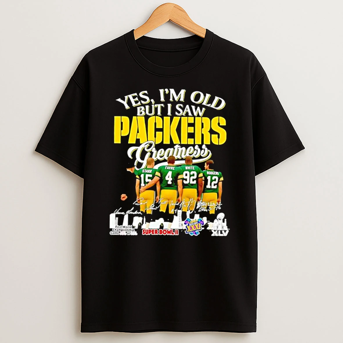 Es Im Old But I Saw Packers Greatness Shirts