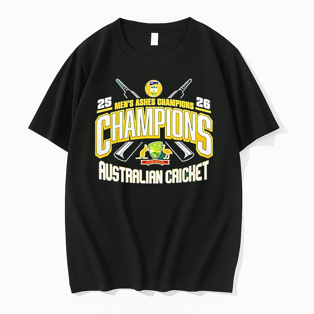 Whatwillwear 20251222_103924 47_australia Cricket Mens Ashes Champions 2025 2026 Logo Shirts