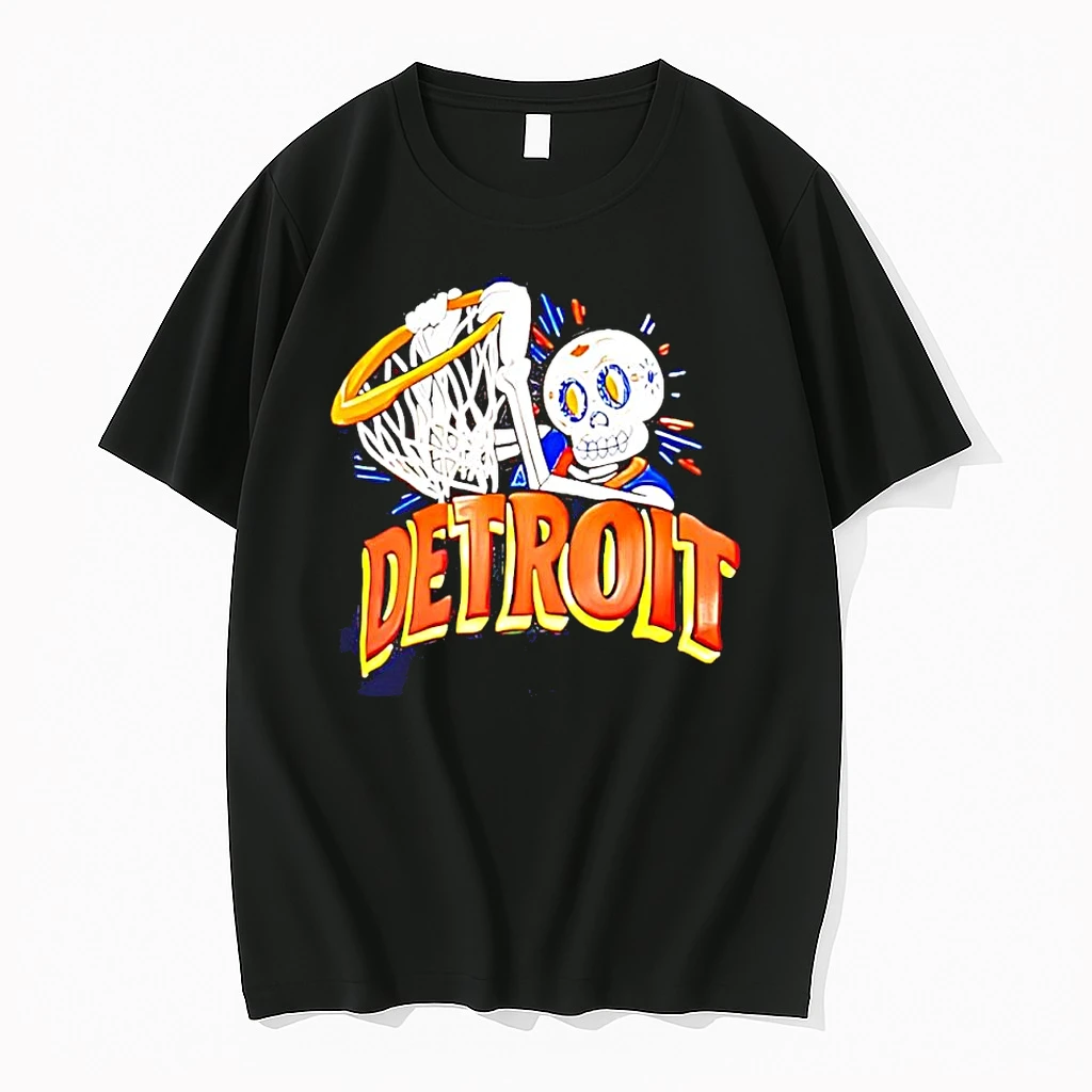 Whatwillwear 20251222_103924 47_chaz Lanier Detroit Pistons Basketball Skull Dunk Dia De Muertos Shirts
