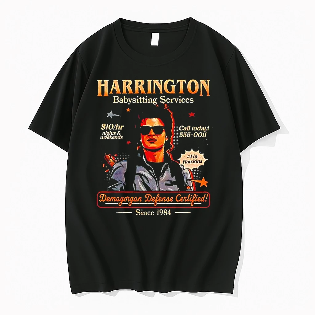Whatwillwear 20251222_103924 47_harrington Babysitting Services Demogorgon Defense Certified Stranger Things Movie Shirts