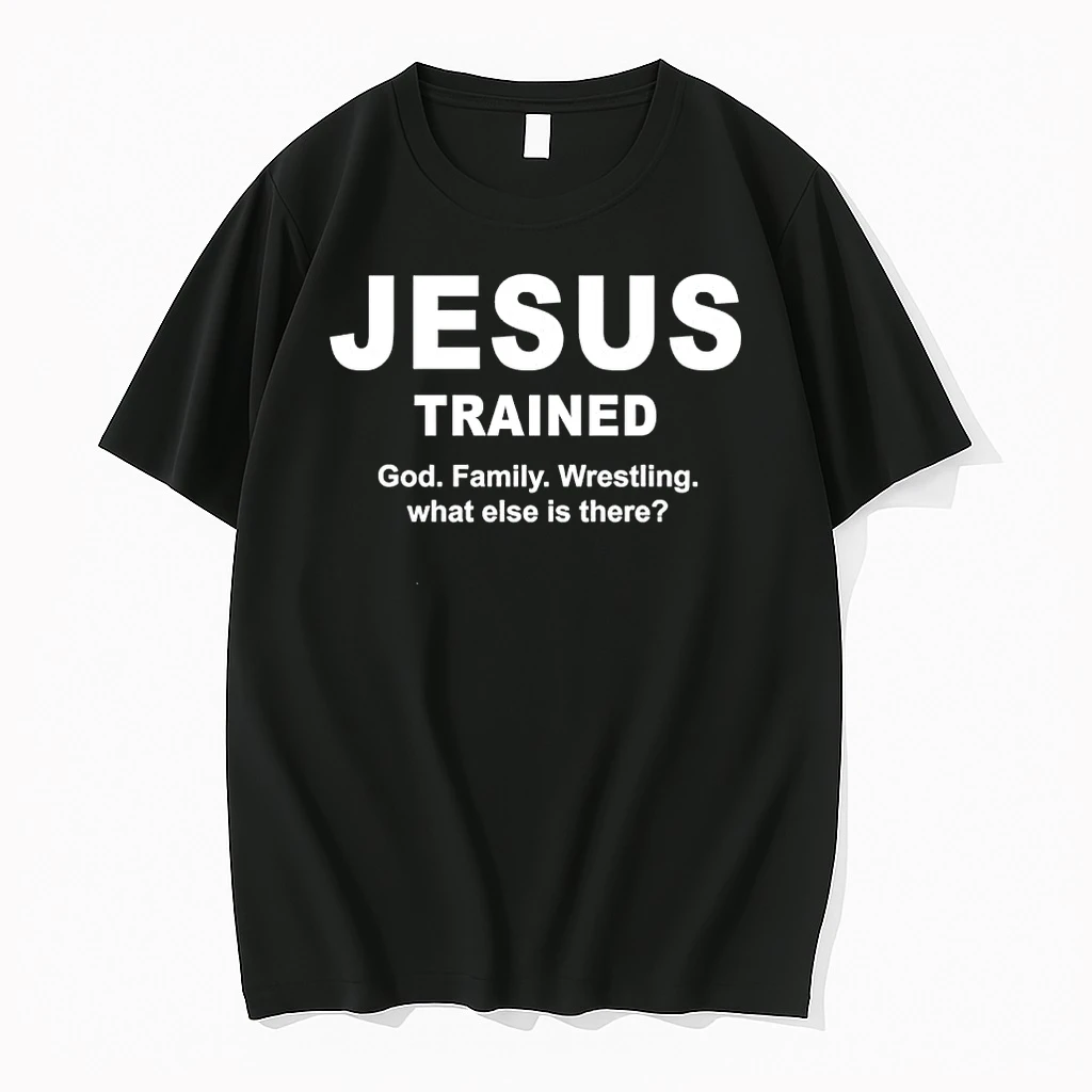 Whatwillwear 20251222_103924 47_jesus Trained God Family Wrestling What Else Is There Meme Shirts