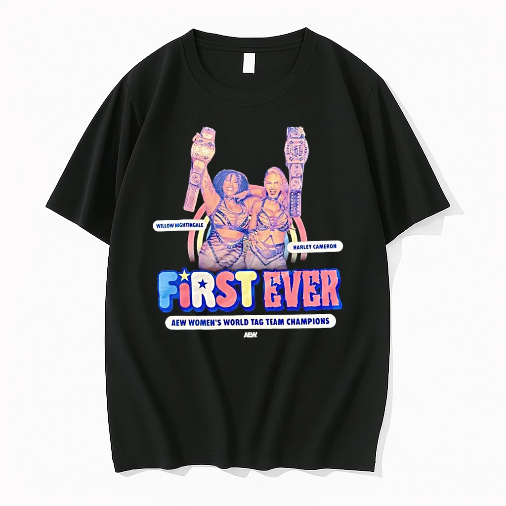 Whatwillwear 20251222_103924 47_willow Nightingale And Harley Cameron First Ever Aew Womens World Tag Team Champions Shirts