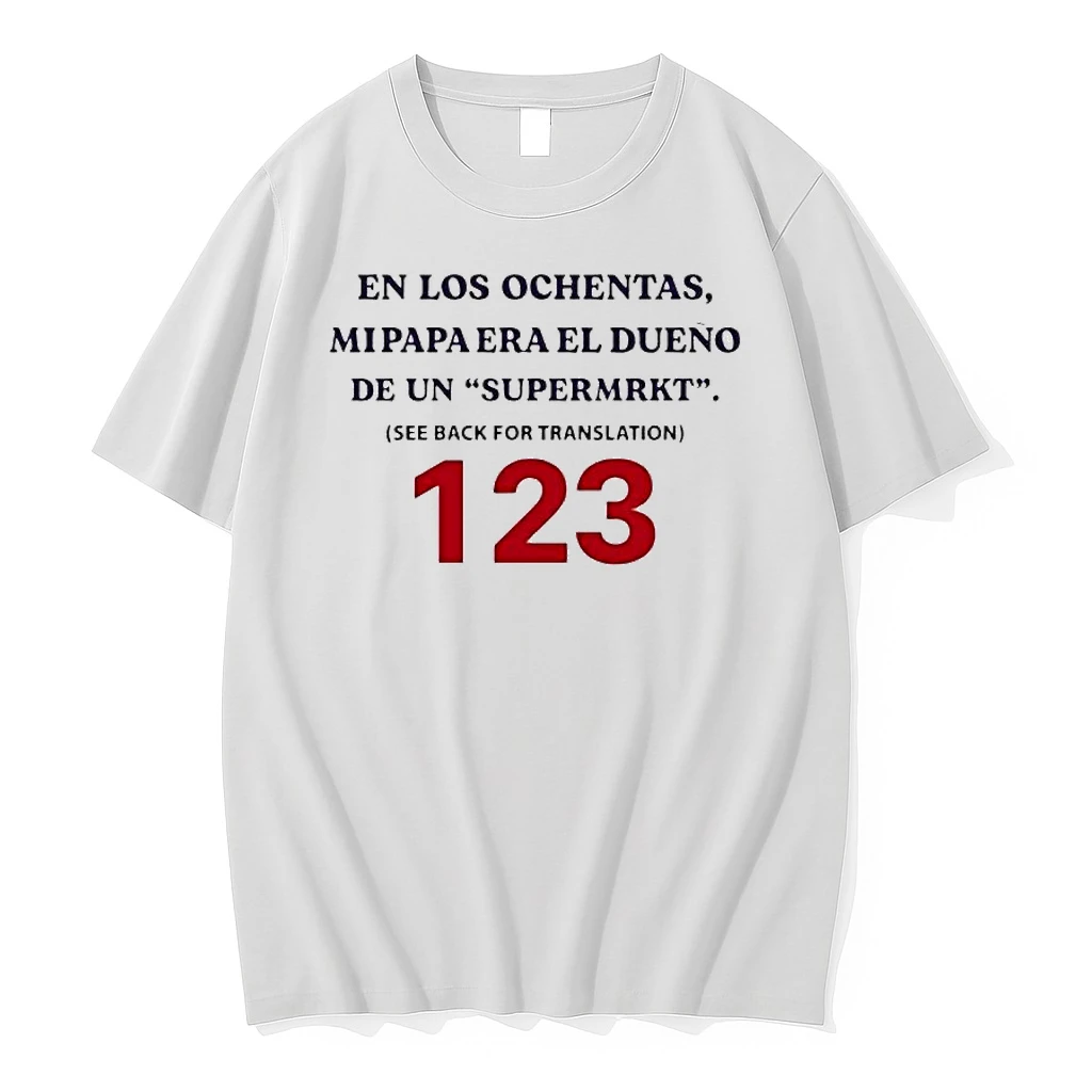 Whatwillwear 20251222_104325 26_en Los Ochentas Mi Papa Era Dueno De Una Bodega Supermarket 123 Meme Shirts